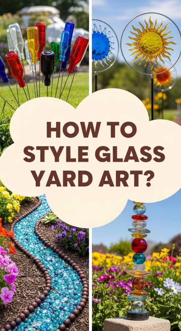 How To Create Whimsical Glass Yard Art For A Sparkly Garden 69f2388179b07
