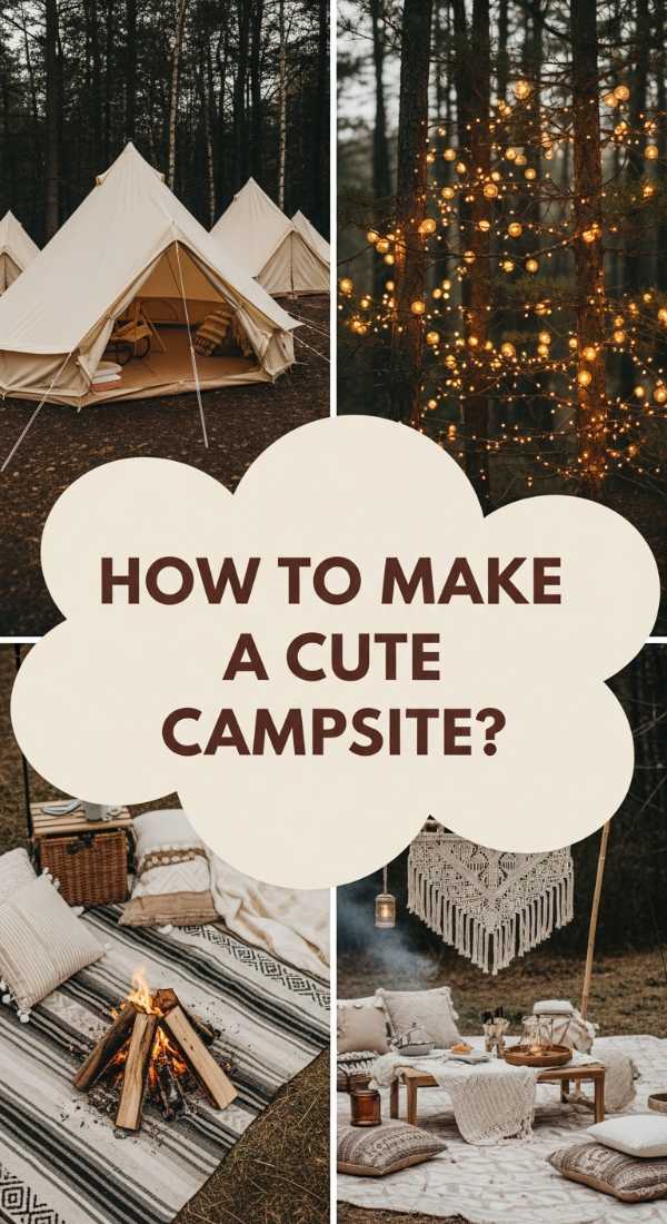 How To Curate A Cute Campsite Setup For The Perfect Outdoor Escape 69dde9114407a