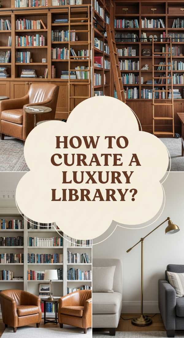 How To Curate A Home Library Using Designer Home Decor Ideas For Intellectual Luxury 69e4bdfa10302