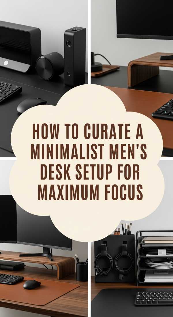 How To Curate A Minimalist Mens Desk Setup For Maximum Focus 69e9fb208d38c