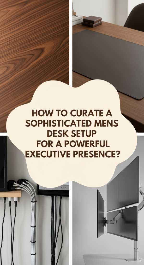 How To Curate A Sophisticated Mens Desk Setup For A Powerful Executive Presence 69e3256f0ef1c