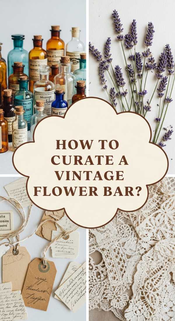 How To Curate A Vintage Flower Bar For A Timeless Wedding Theme 69f0820ca123a
