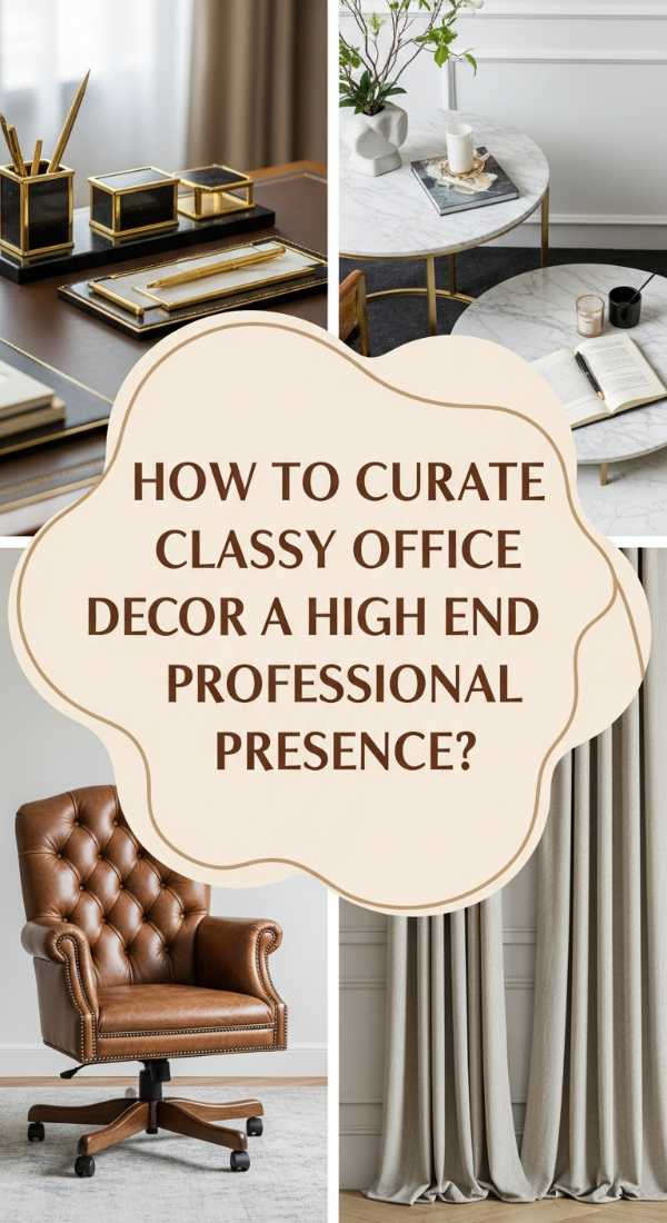 How To Curate Classy Office Decor For A High End Professional Presence 69f2f80b9371b
