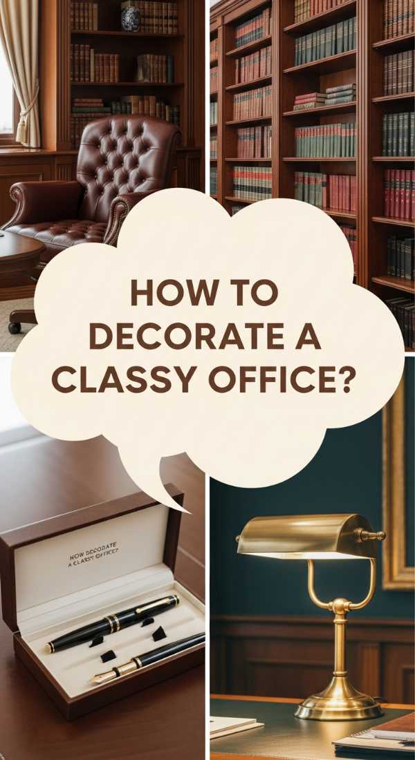 How To Curate Classy Office Decor For A Sophisticated Atmosphere 69edf97c1c146