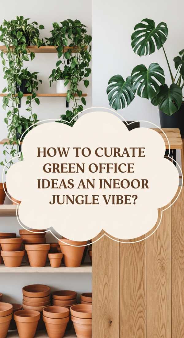 How To Curate Green Office Ideas For An Indoor Jungle Vibe 69ef17164dbb7