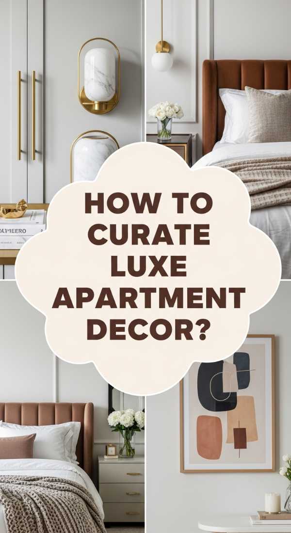 How to Curate Luxe Apartment Bedroom Decor for a High End Feel