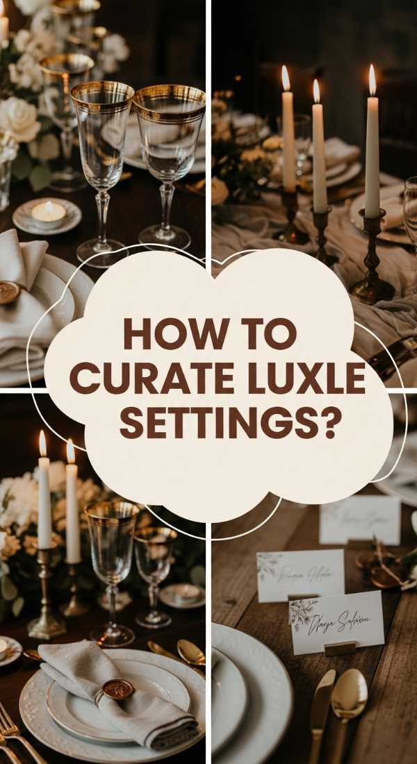How To Curate Luxe Table Settings For A Sophisticated Dinner Experience 69eb42c53977f