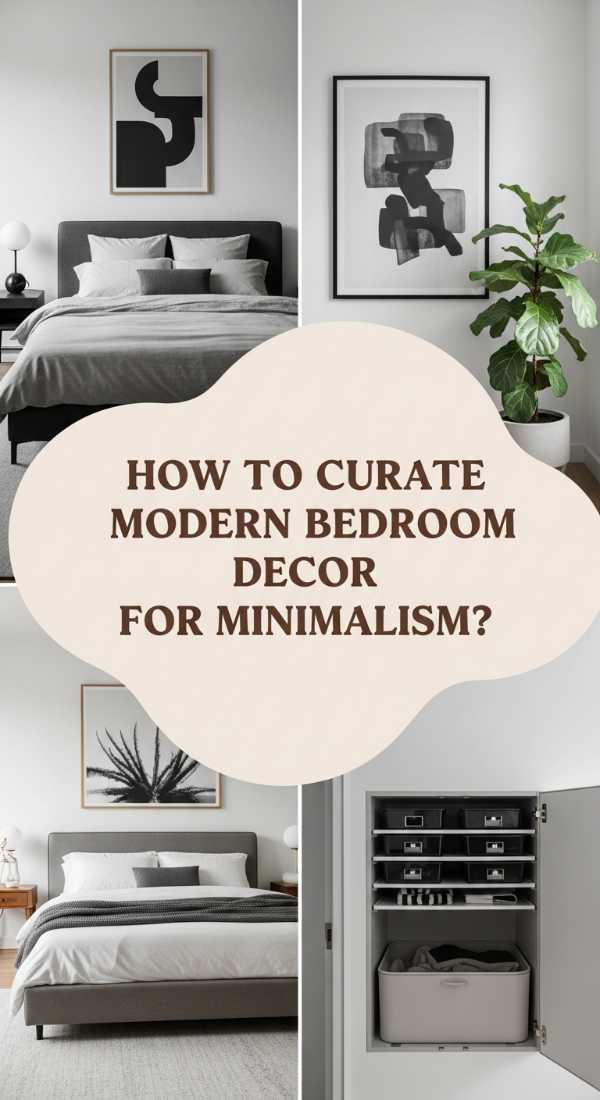 How To Curate Modern Bedroom Decor Ideas For A Minimalist Aesthetic 69df1b54a3f33