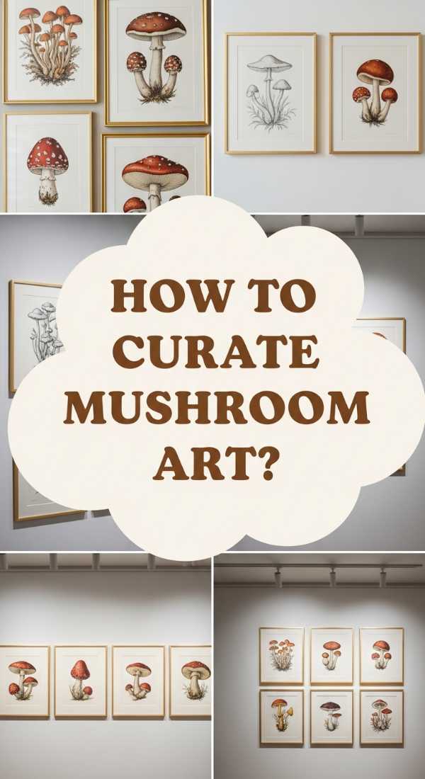 How To Curate Mushroom Art For Elegant Gallery Walls 69ecb07dc82f2