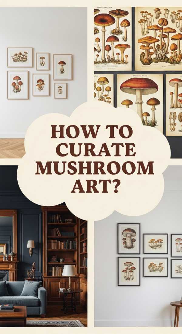 How To Curate Mushroom Art For Whimsical Gallery Walls 69ecb080761ec