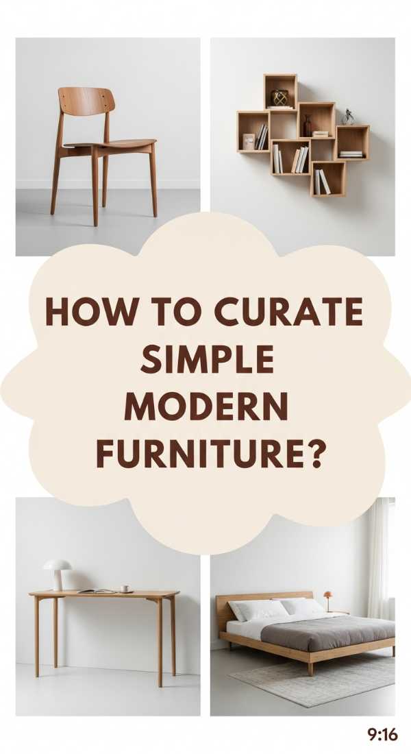 How To Curate Simple Modern Furniture For Small Spaces 69eb42d8e5137