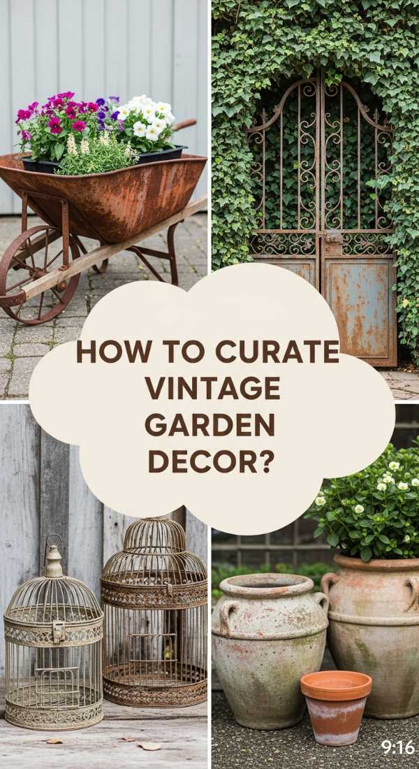 How To Curate Vintage Rustic Garden Decor For Timeless Charm 69e2709f7d933