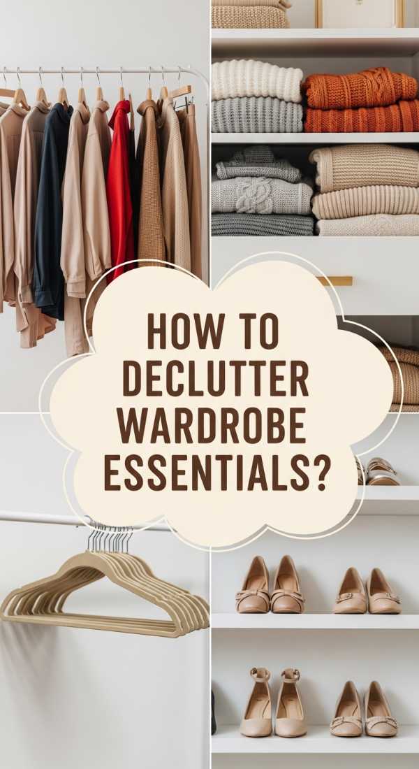 How To Declutter Wardrobe Essentials For Effortless Mornings 69eb42c0ee996