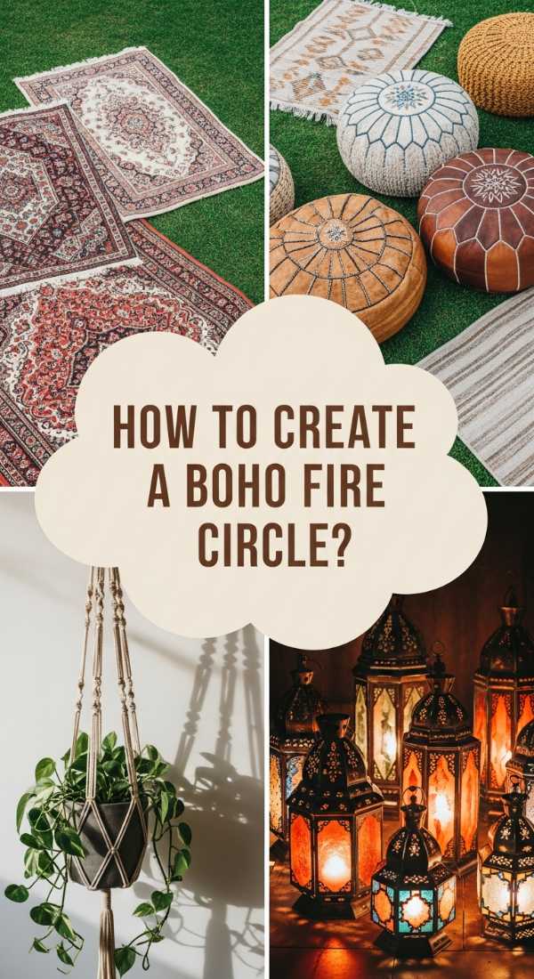 How To Decorate A Boho Fire Pit Area For A Whimsical Night Of Joy 69f0820070746