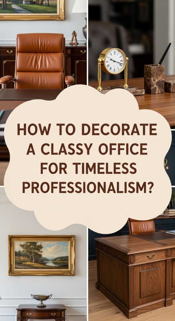 How To Decorate A Classy Office For Timeless Professionalism 69e9fc6f84562