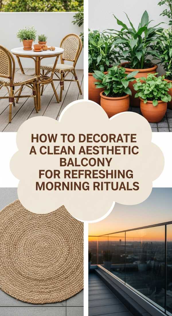How To Decorate A Clean Aesthetic Balcony For Refreshing Morning Rituals 69e4b917ed2b6