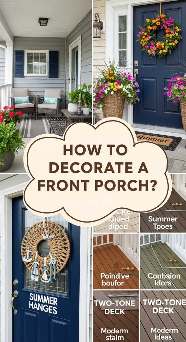 How To Decorate A Front Porch For A Welcoming Summer Entrance 69f2f80359023