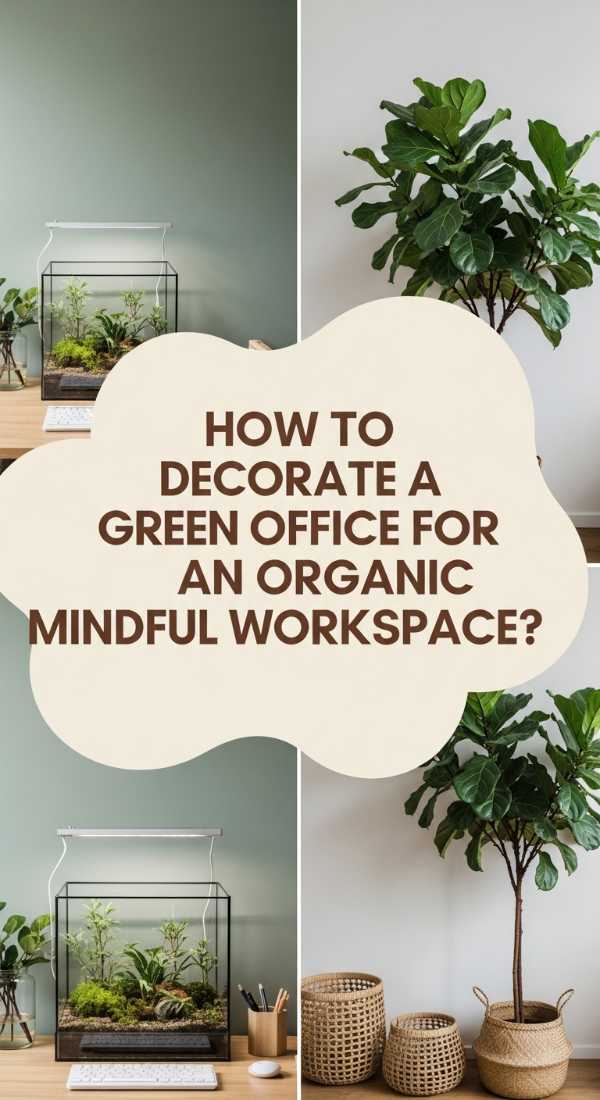How To Decorate A Green Office For An Organic Mindful Workspace 69f2f80d066b3