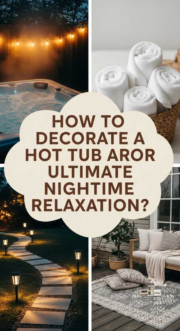 How To Decorate A Hot Tub Area For Ultimate Nighttime Relaxation 69ef13ab42f14