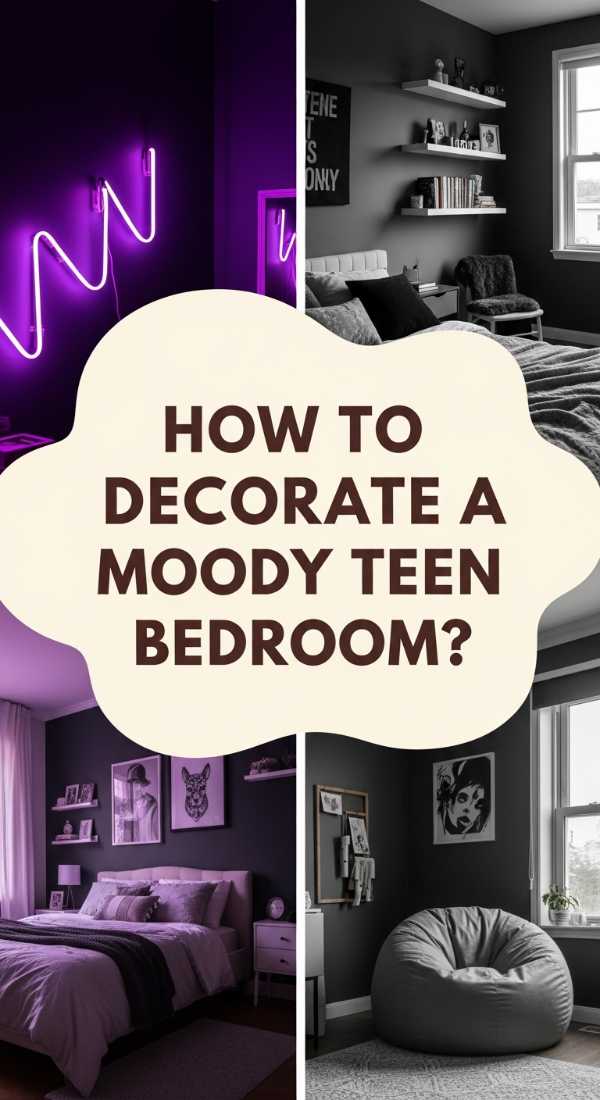 How to Decorate a Moody Teen Bedroom for Late Night Vibes