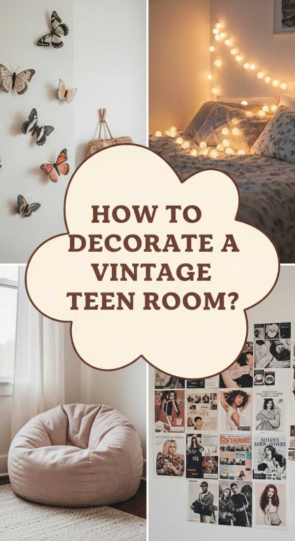 How To Decorate A Vintage Teen Room For That Dreamy Nostalgic Vibe 69ef17324b571