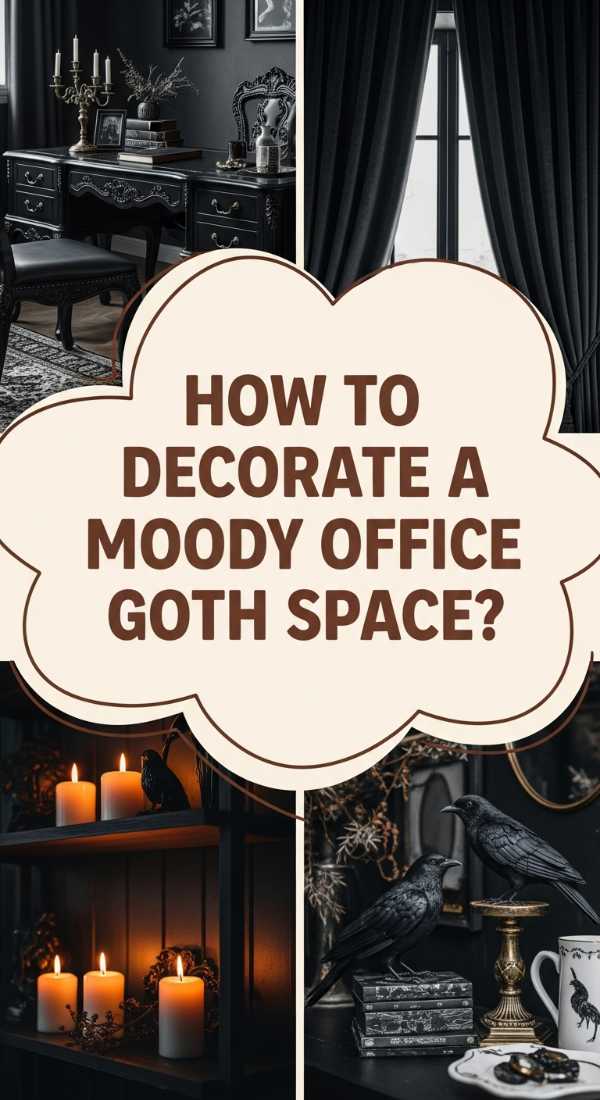 How To Decorate An Office Goth Space For Moody Creative Flow 69e724563ba6c