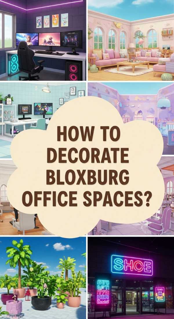 How to Decorate Bloxburg Office Ideas for a Dreamy Virtual Workspace