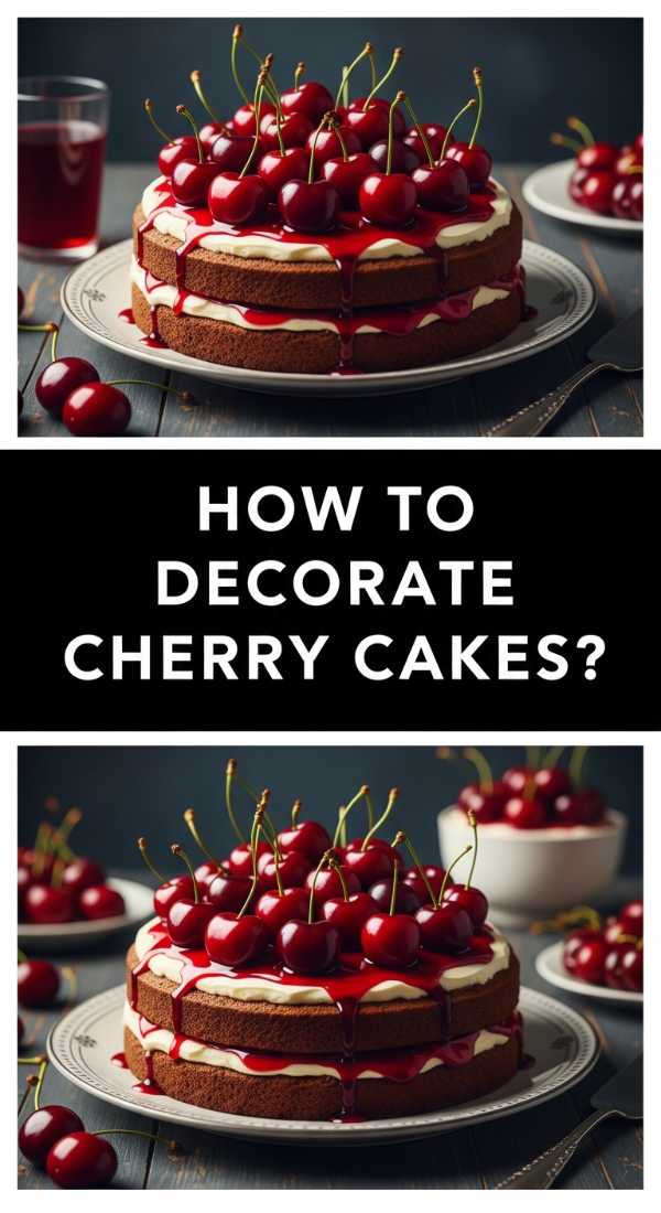 How To Decorate Cherry Cakes 69ef8917a0679