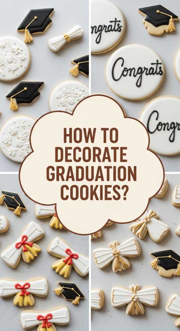 How To Decorate Elegant Graduation Cookies For Every Graduate 69dde90ed046b