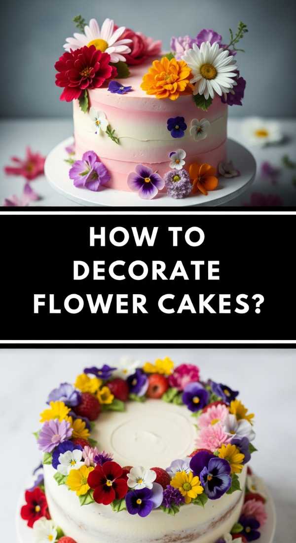 How To Decorate Flower Cakes 69df8f62776ba