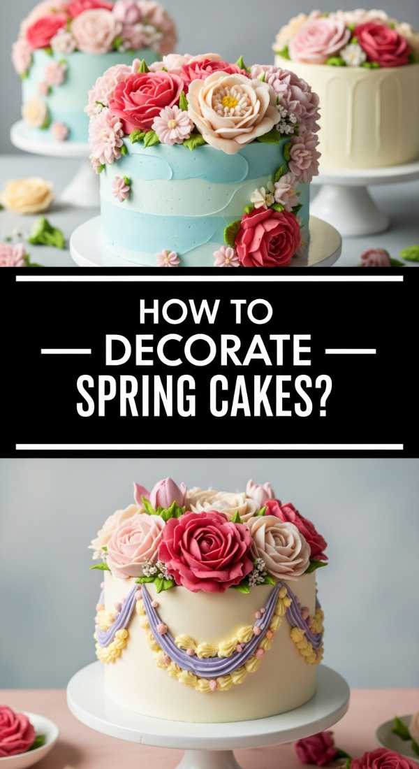 How To Decorate Spring Cakes 69e6377aa66ed