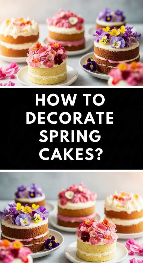 How To Decorate Spring Cakes 69ea52f44503d
