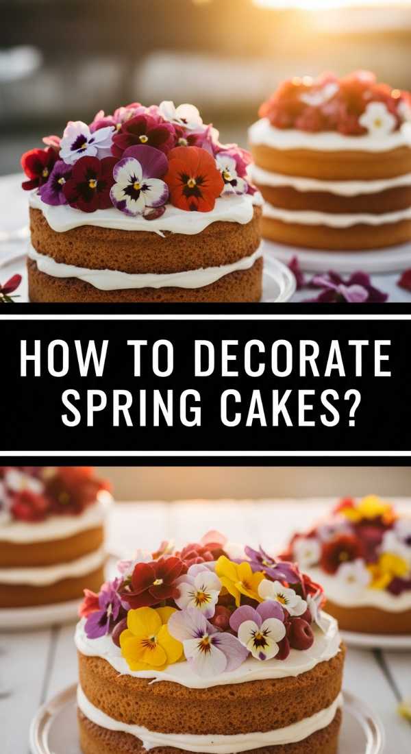 How To Decorate Spring Cakes 69ef891f70db2