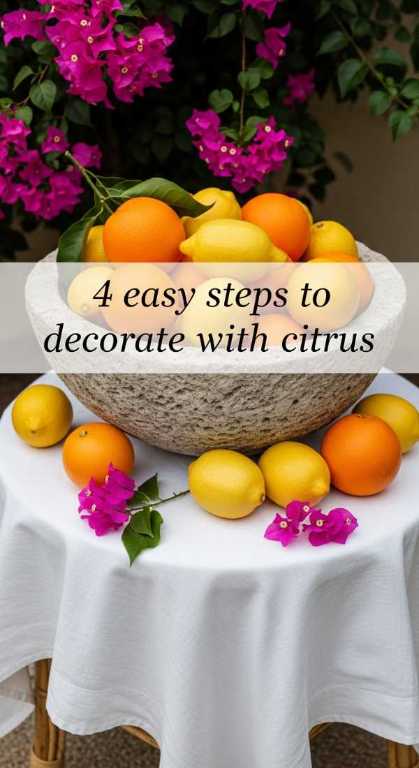 How To Decorate With Citrus For Your Next Party 69e327453de04