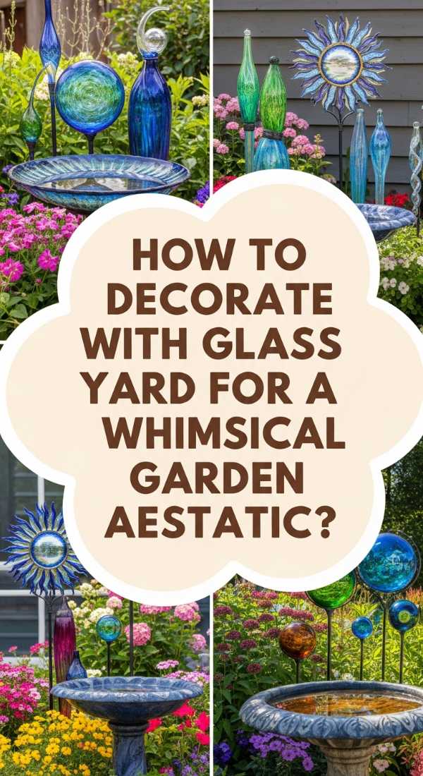 How To Decorate With Glass Yard Art For A Whimsical Garden Aesthetic 69ef17202dc00