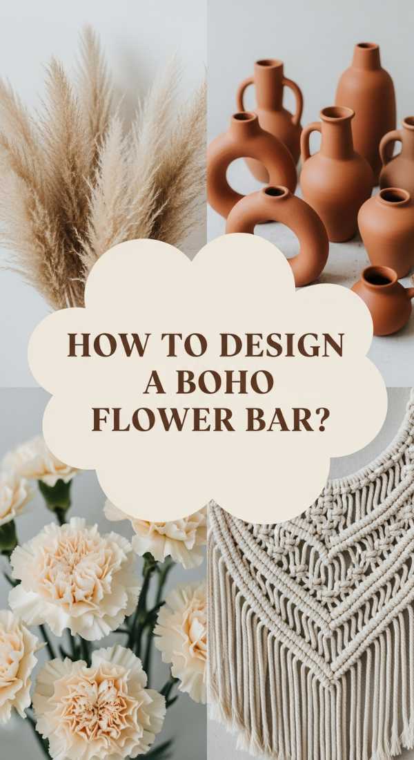 How To Design A Boho Flower Bar For Natural Aesthetic Vibes 69f0820b98adc