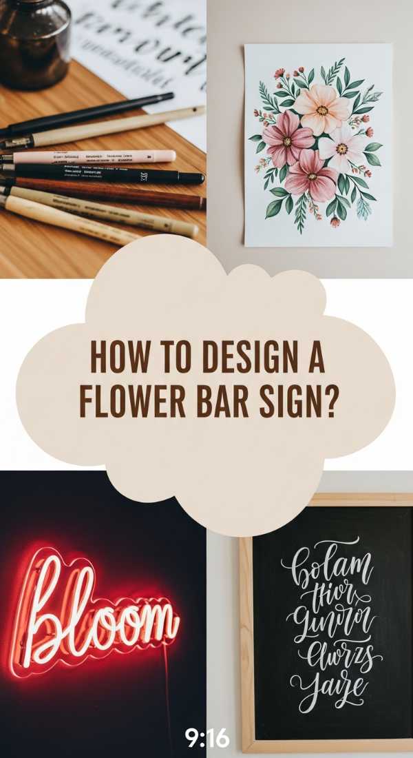 How To Design A Custom Flower Bar Sign For A Personalized Event Touch 69f08068df46e