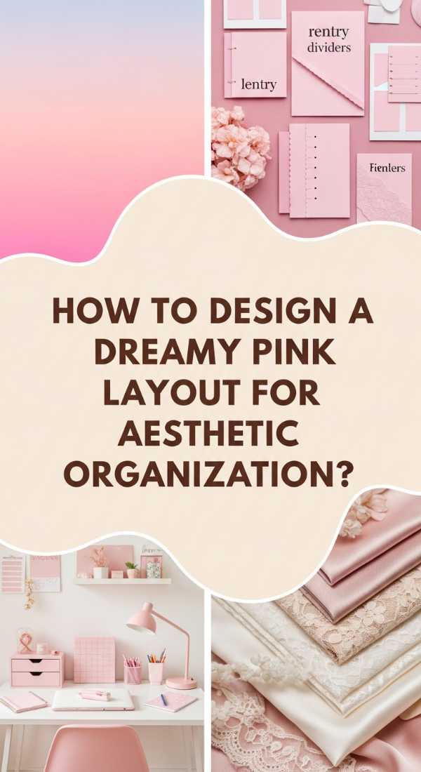 How To Design A Dreamy Pink Layout For Aesthetic Organization 69edfddcb4d2a