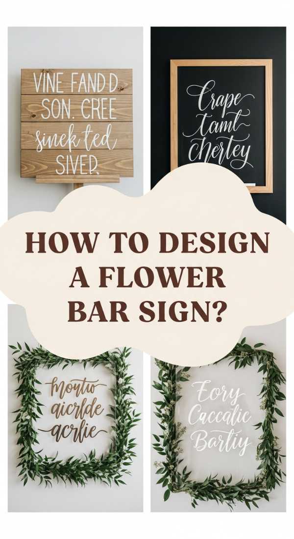 How To Design A Flower Bar Sign For Effortless Aesthetic Perfection 69f082074b68b