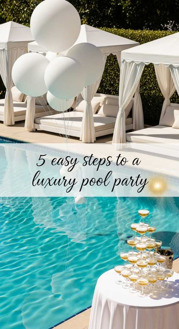 How To Design A Luxury Poolside Graduation Party 69e3273dd92ed