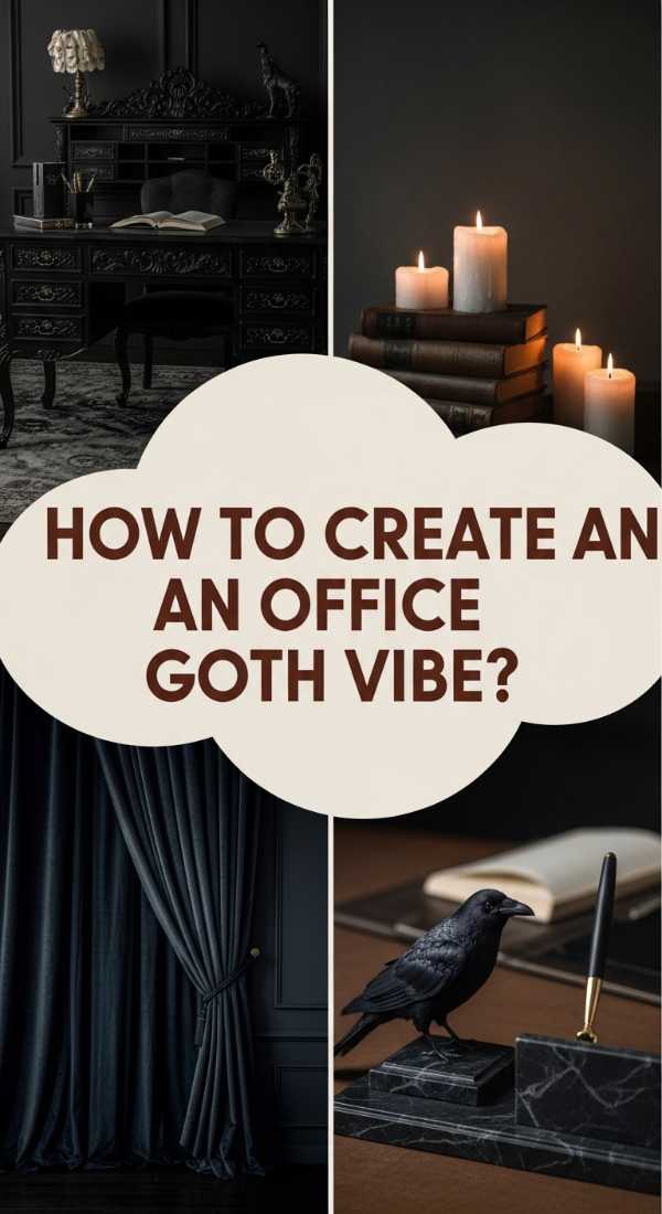 How To Design A Moody Goth Office For Dark Academic Vibes 69edf97ae75c5