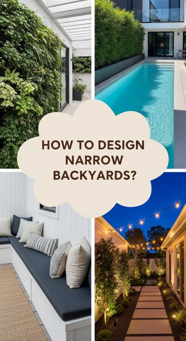 How To Design A Narrow Outdoor Space For Ultimate Relaxation 69ecaed720c22