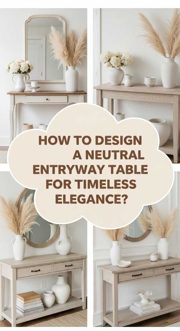 How To Design A Neutral Entryway Table For Timeless Elegance 69ecacfd7fd0d
