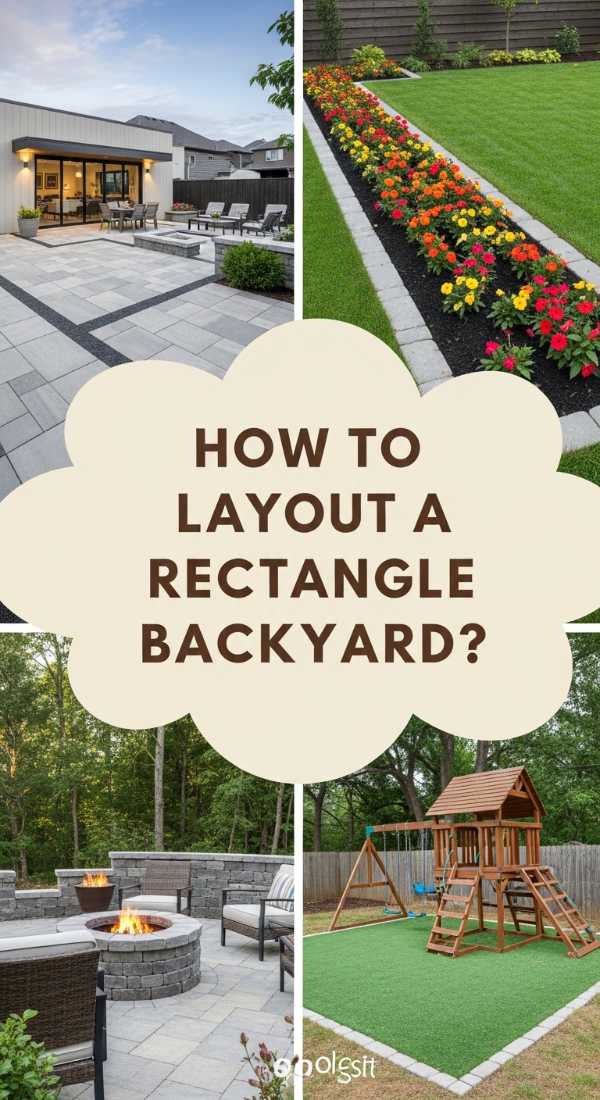 How To Design A Rectangular Backyard For A Functional Outdoor Oasis 69edfdd219ca1