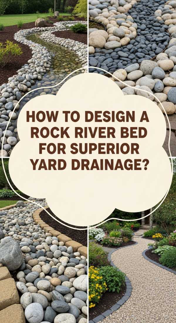 How To Design A Rock River Bed For Superior Yard Drainage 69ef123a0f438