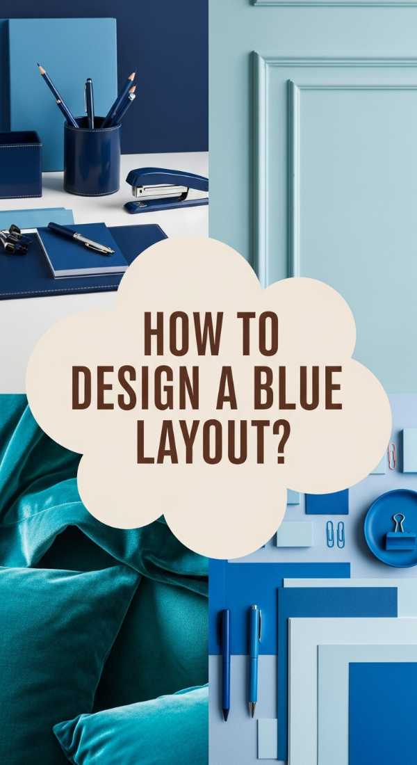 How to Design a Serene Blue Layout for a Calming Home Office