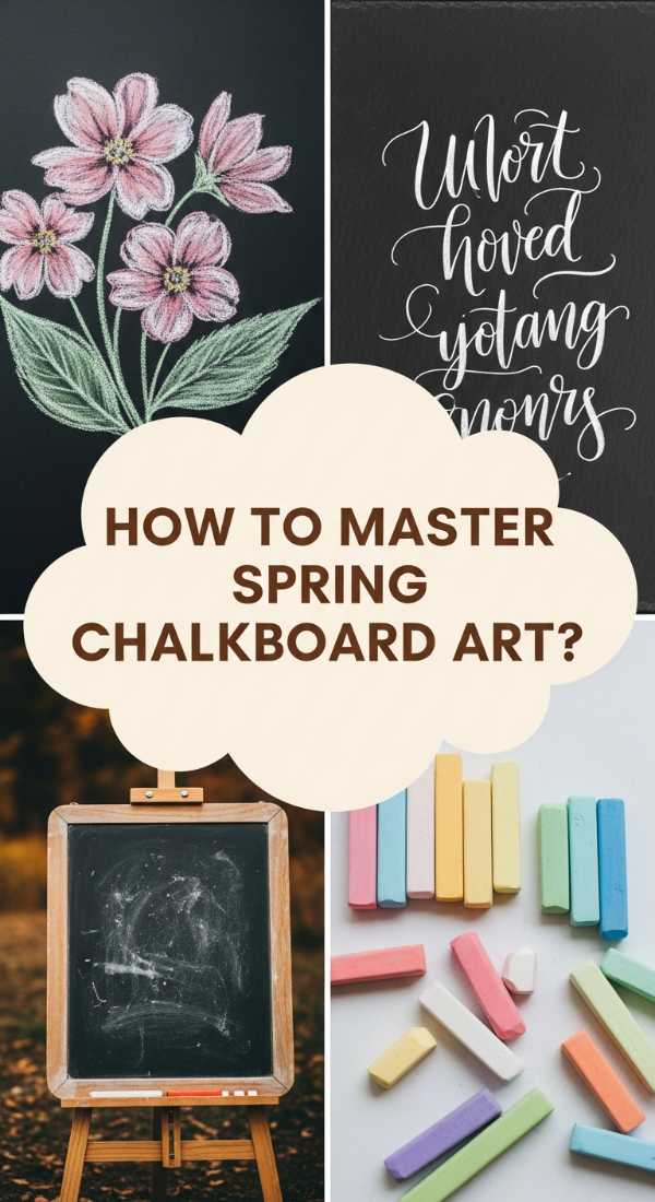 How To Design A Spring Chalkboard For Seasonal Charm 69e9fc792599e