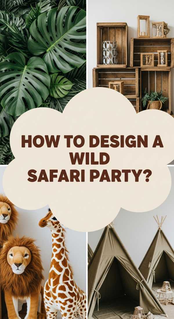 How To Design A Wild Safari Kids Party For A Day Of Pure Adventure 69eb41068b318
