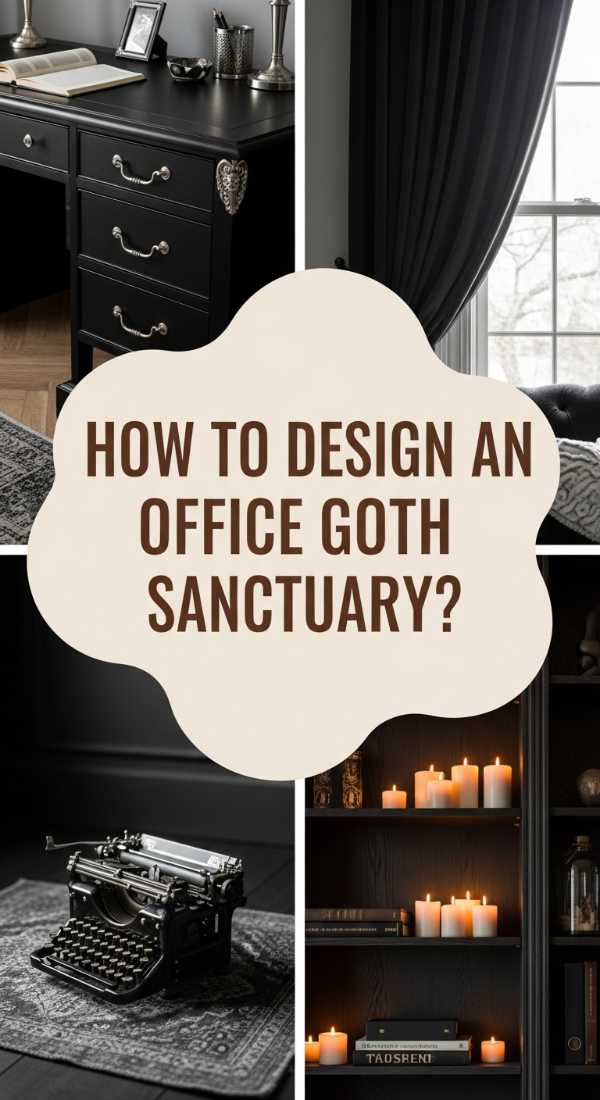 How to Design an Office Goth Sanctuary for Bold Deep Thinkers