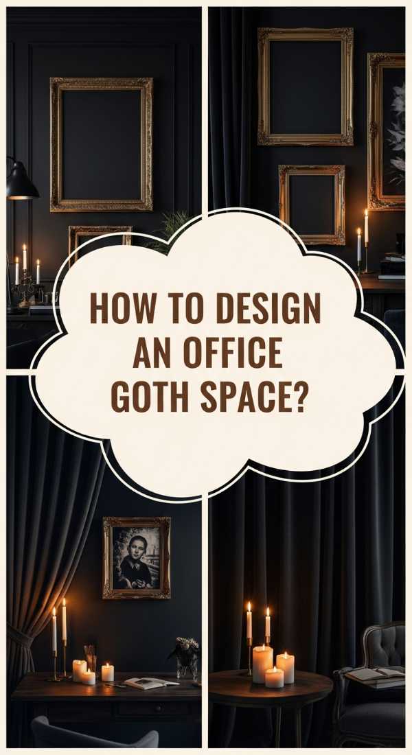 How To Design An Office Goth Space For Moody Elegance 69e9fb2292067